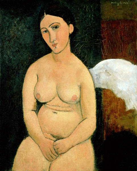 Sitzender Akt (C.1917) – Amedeo Modigliani Amedeo Modigliani 2024-09-20