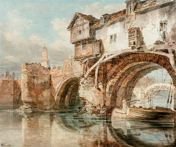 Alter galloischer Brücke in Shrewsbury – William Turner William Turner 2024-11-21