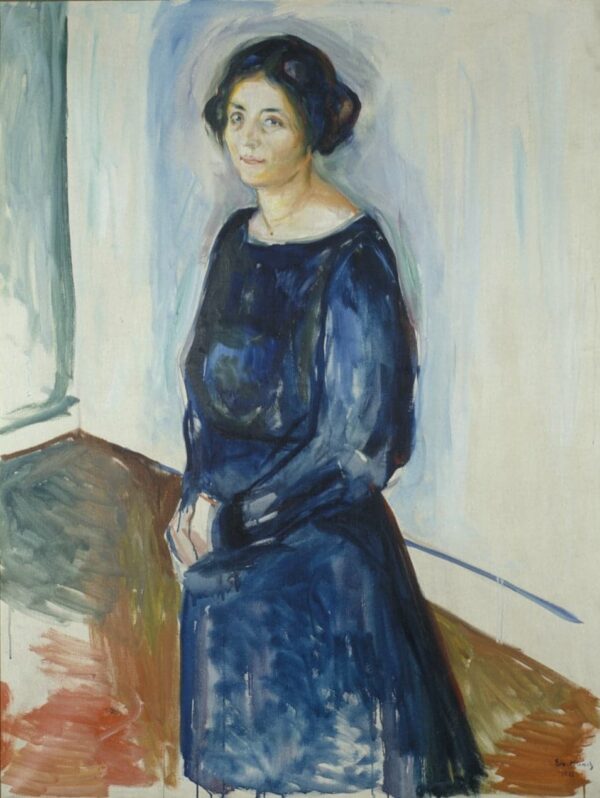 Die Dame in Blau – Edvard Munch Edvard Munch 2024-11-10