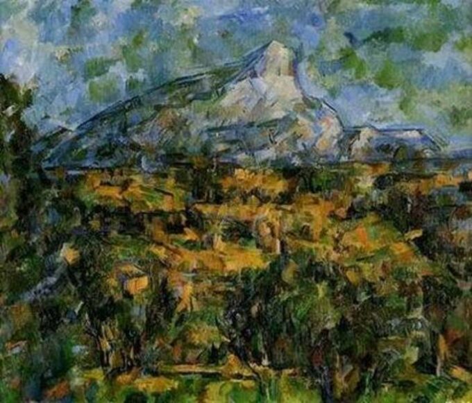 Landschaft von Aix mit dem Mont Saint-Victoire – Paul Cézanne Mont Sainte-Victoire von Paul Cézanne 2024-09-20 2