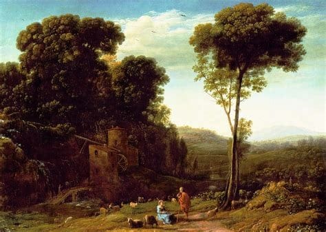 Pastorale Landschaft mit einer Mühle – Claude Lorrain Claude Lorrain 2024-11-21