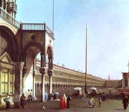 Piazza di San Marco Blick vom Dogenpalast – Giovanni Antonio Canal Giovanni Antonio Canal 2024-11-21