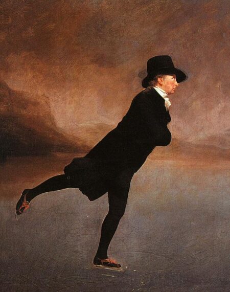 Der Schlittschuhlaufende Pfarrer (Der Reverend Robert Walker beim Schlittschuhlaufen auf dem Duddingston Loch) – Sir Henry Raeburn Henry Raeburn 2025-01-05