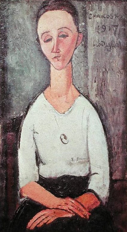 Porträt von Madame Chakowska – Amadeo Modigliani 2024-11-21