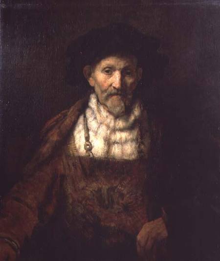 Porträt eines alten Mannes in historischem Kostüm – Rembrandt van Rijn Rembrandt van Rijn 2024-11-21