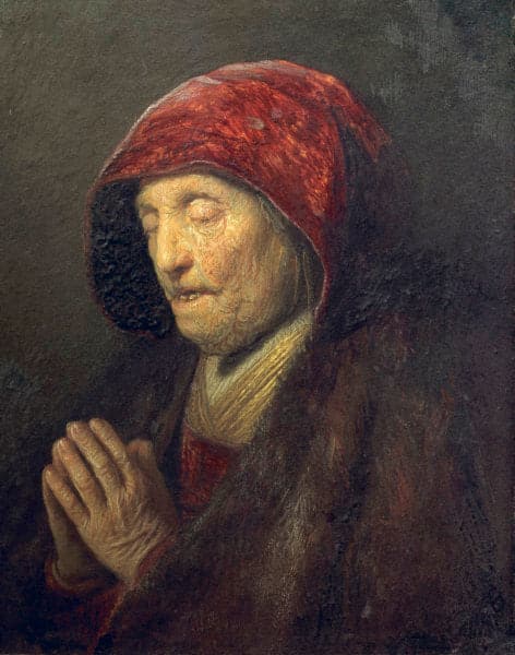 Alte Frau beim Beten – Rembrandt van Rijn Rembrandt van Rijn 2024-11-21