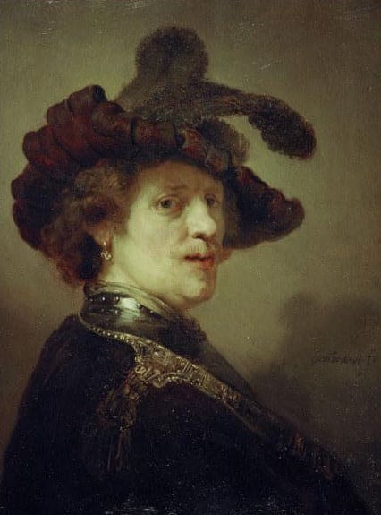 Selbstporträt mit Federhut – Rembrandt van Rijn Rembrandt van Rijn 2024-11-21