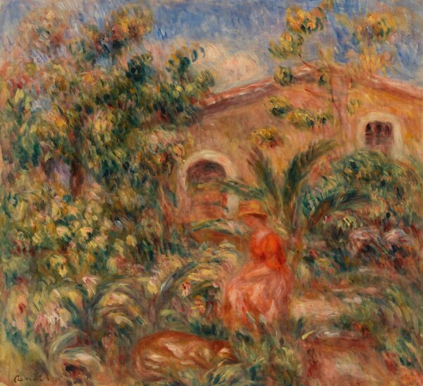 Frau und Hund in einer Landschaft – Pierre-Auguste Renoir Pierre-Auguste Renoir 2024-12-30