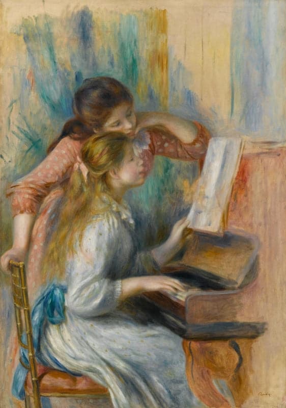 Junge Mädchen am Klavier – Pierre-Auguste Renoir Pierre-Auguste Renoir 2024-12-30