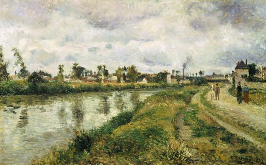 Flusslandschaft in der Nähe von Argenteuil – Camille Pissarro Camille Pissarro 2024-11-21