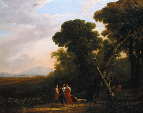 Ideale Landschaft mit Cephalus, Procris und Diana – Claude Lorrain Claude Lorrain 2024-11-21