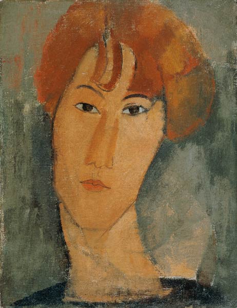 Rothaarige junge Frau mit Halskrause – Amedeo Modigliani Amedeo Modigliani 2024-09-20