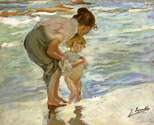 Mutter und Kind am Strand – Sorolla Joaquín Sorolla 2024-11-21