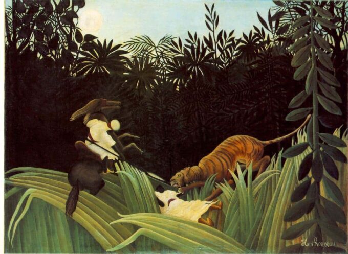 Scout von einem Tiger angegriffen – Henri Rousseau Henri Rousseau 2024-09-20