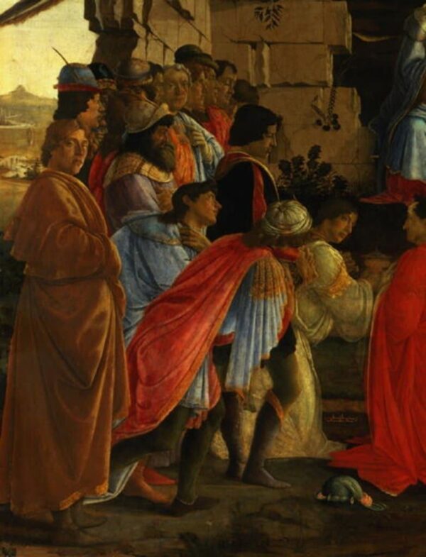 Die Anbetung der Könige, Detail des Selbstporträts und derjenigen der Familie Medici – Sandro Botticelli Sandro Botticelli 2024-11-21