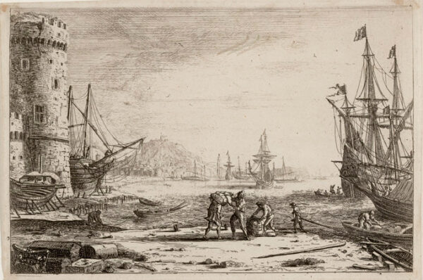 Seehafen mit einem großen Turm – Claude Lorrain Claude Lorrain 2024-11-21