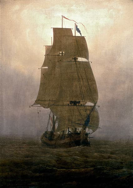 Segelschiff im Nebel – Caspar David Friedrich Caspar David Friedrich 2024-09-20