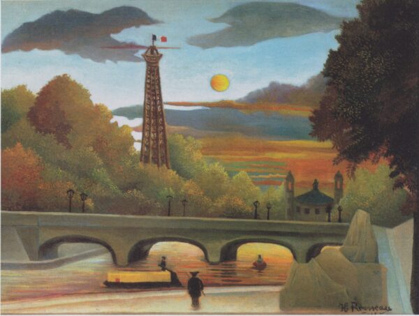 Seine und Eiffelturm bei Sonnenuntergang – Henri Rousseau Henri Rousseau 2024-11-21