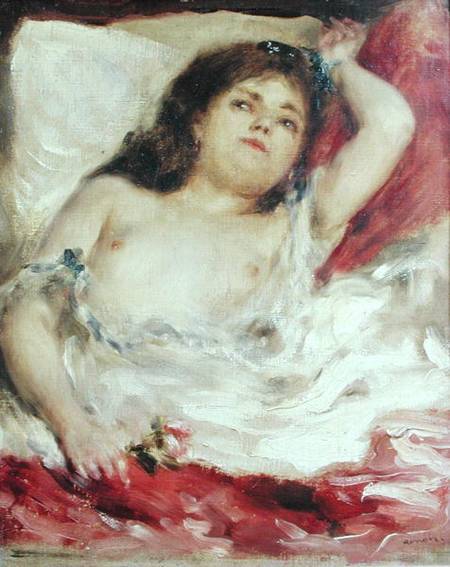 Halbnackte Frau im Bett: Die Rose – Pierre-Auguste Renoir Pierre-Auguste Renoir 2024-12-30