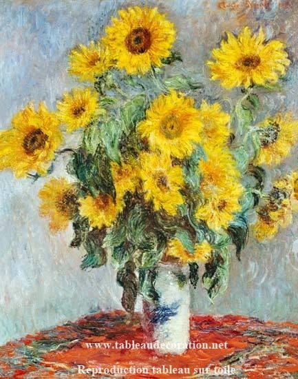 Strauß von Sonnenblumen – Claude Monet Blumenbild Claude Monet 2024-11-21