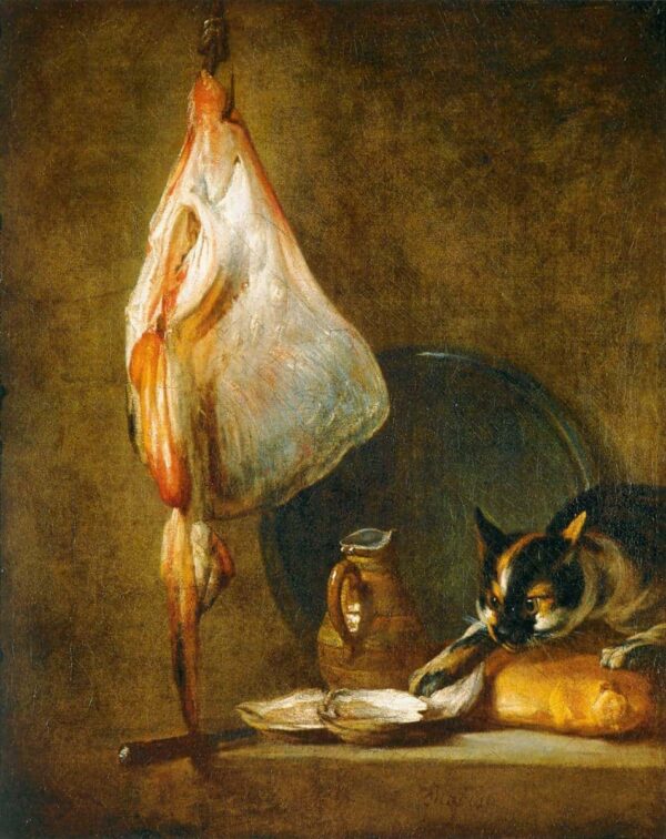 Stilleben mit Katze und Rochen – Jean Siméon Chardin Jean Siméon Chardin 2024-12-26