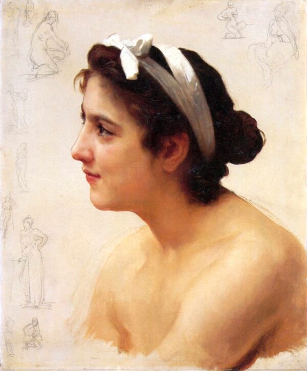 Studie einer Frau, um Liebe anzubieten – William Bouguereau William Adolphe Bouguereau 2024-11-21