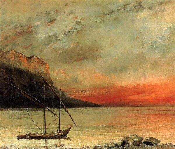 Sonnenuntergang über dem Genfer See – Gustave Courbet Gustave Courbet 2024-11-21