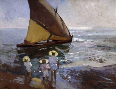 Am Strand von Valencia – Sorolla Joaquín Sorolla 2024-12-31