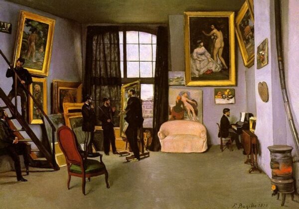 Das Atelier des Künstlers, Rue de la Condamine – Frédéric Bazille Frédéric Bazille 2024-11-21