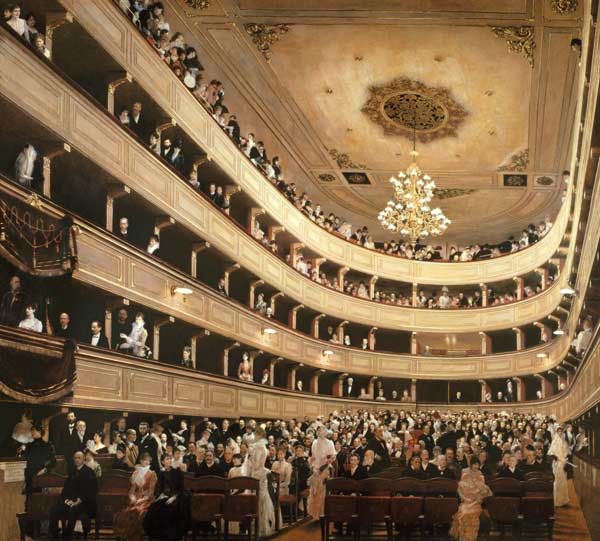 Der Auditorium des Theaters des alten Schlosses – Gustav Klimt Gustav Klimt 2024-11-21