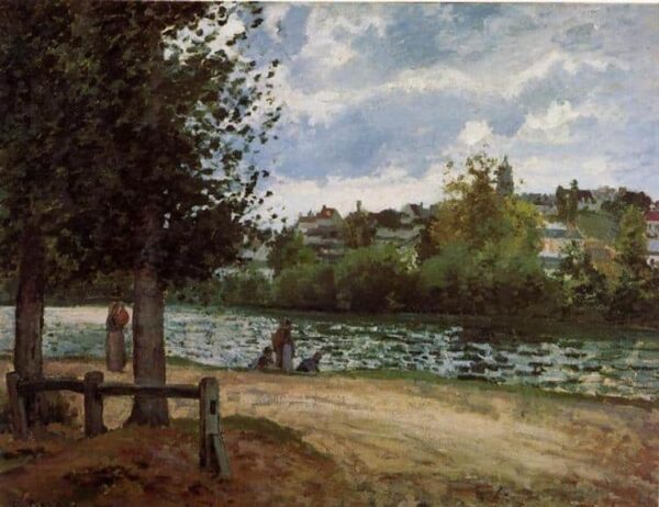 Die Ufer der Oise in Pontoise – Camille Pissarro Camille Pissarro 2024-11-21