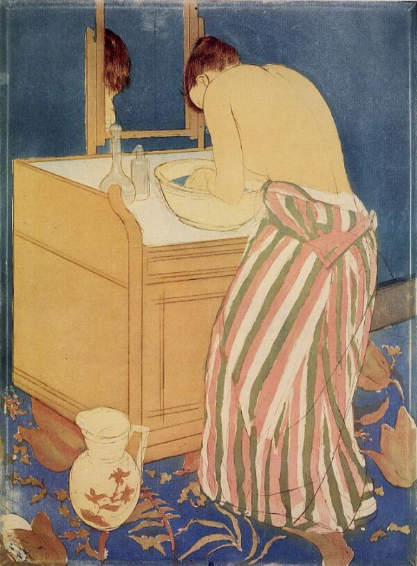 Frau beim Baden (Die Toilette) – Mary Cassatt Mary Cassatt 2024-11-21