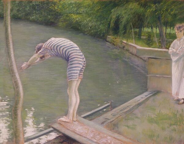 Der Badende oder der Taucher – Caillebotte Gustave Caillebotte 2024-11-21