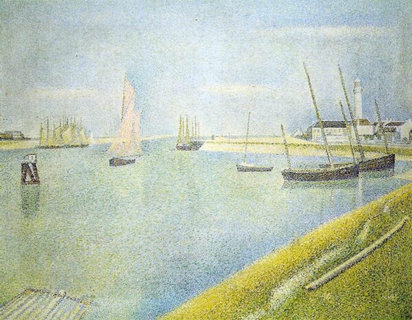 Der Kanal in Gravelines, in Richtung Meer – Georges Seurat Georges Seurat 2024-11-21