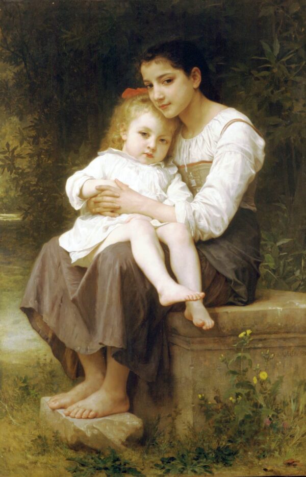 Die ältere Schwester – William Bouguereau William Adolphe Bouguereau 2024-11-21