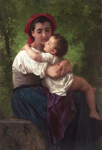 Die kleine Umarmung – William Bouguereau William Adolphe Bouguereau 2024-09-19