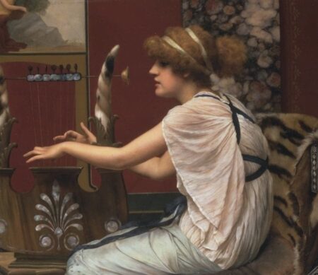 Die Muse Erato an ihrer Lyra – John William Godward John William Godward 2025-01-02