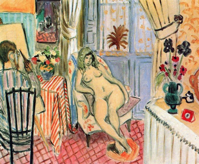 Der Maler und sein Modell Studio Innenraum – Matisse Henri Matisse 2024-09-20 2