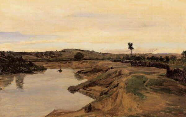 Der Spaziergang des Küken, Landschaft von Rom, 1825-1828 – Camille Corot Camille Corot 2024-12-27