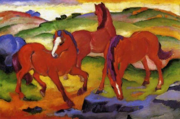 Rote Pferde – Franz Marc Franz Marc 2024-11-21