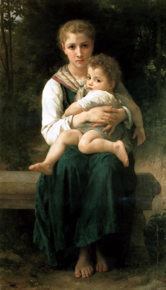 Die beiden Schwestern – William Bouguereau William Adolphe Bouguereau 2024-09-19