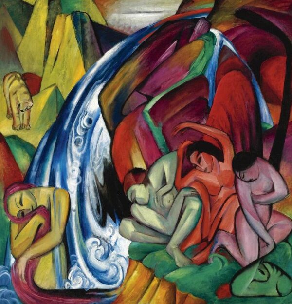 Der Wasserfall – Franz Marc Franz Marc 2024-11-21