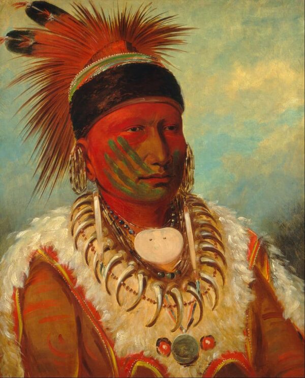 Die Weiße Wolke, Oberhäuptling der Iowa – George Catlin George Catlin 2024-12-21