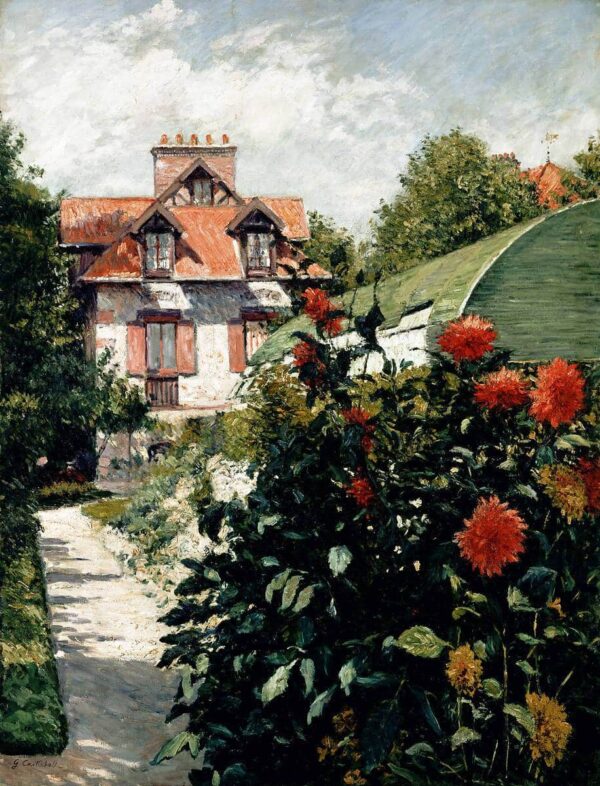 Les Dahlias, Garten von Petit Gennevilliers, 1893 – Caillebotte Gustave Caillebotte 2024-11-21