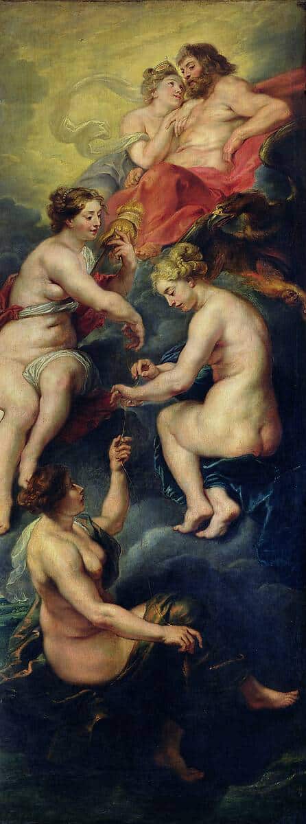 Der Medici-Zyklus: Die drei Schicksale, die die Zukunft von Maria de Medici vorhersagen – Peter Paul Rubens Peter Paul Rubens 2024-11-21