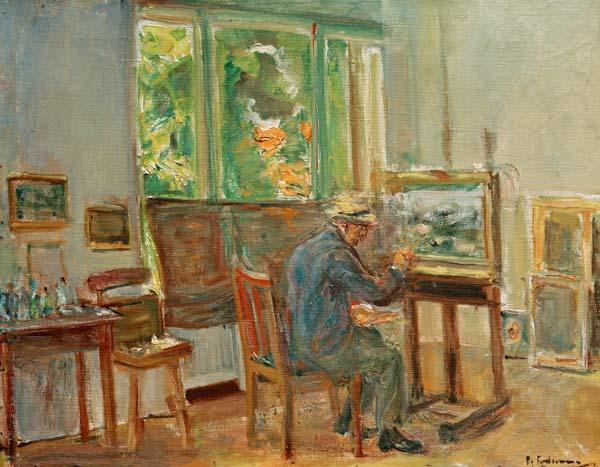 Der Künstler in seinem Studio in Wannsee – Max Liebermann Max Liebermann 2024-11-21