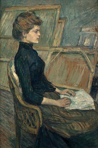 Frau in einem Studio – Toulouse Lautrec Henri de Toulouse-Lautrec 2024-11-21