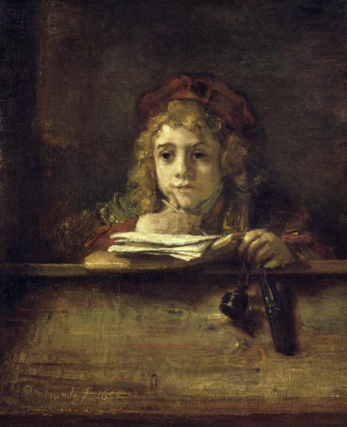 Titus an seinem Tisch – Rembrandt van Rijn Rembrandt van Rijn 2024-11-21