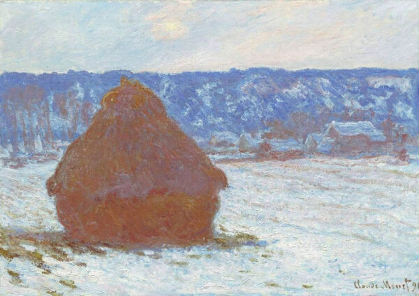 Mühle, Schneeeffekt, bedeckter Himmel – Claude Monet Claude Monet 2024-11-21