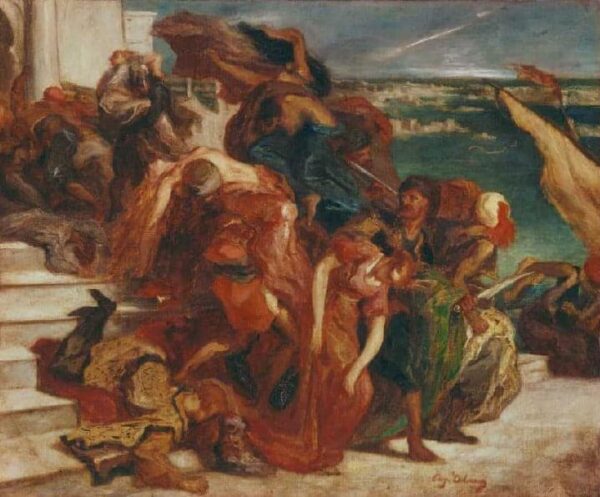 Flug der türkischen Frau – Eugène Delacroix Eugène Delacroix 2024-11-21